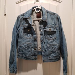 VINTAGE Lucky Brand Western Style Denim Jacket